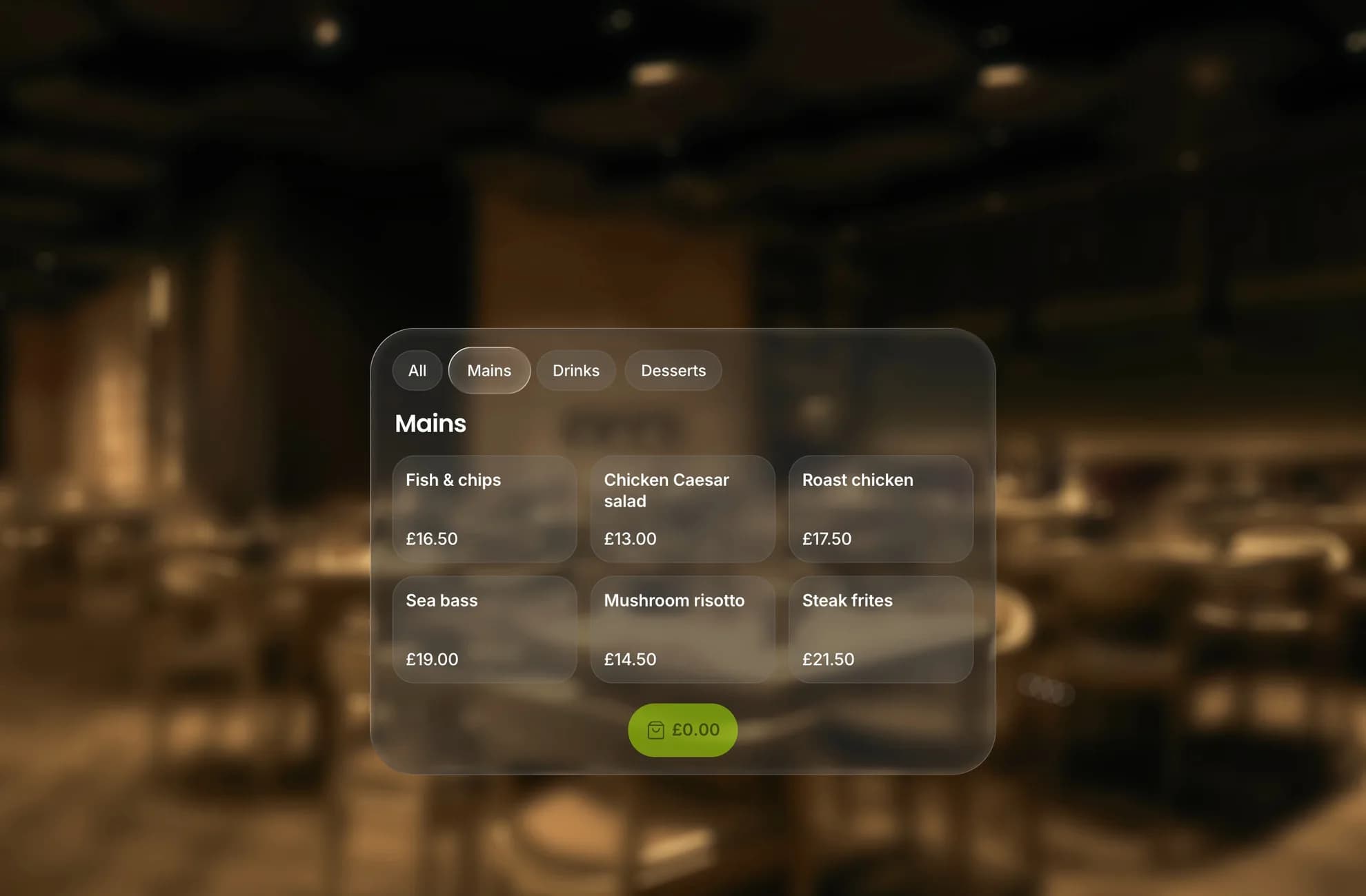 Tapp’s point of sale at Bistro Nord: an order is rung up, parked with Pay later, reopened to add a pudding and paid with Tap to Pay.